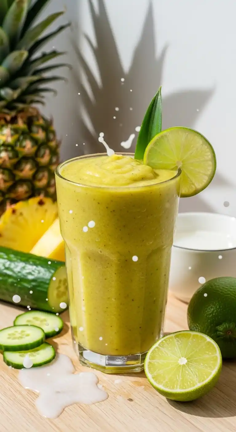 20 Fat-Burning Healthy Smoothie Recipes 5 Pineapple Metabolism Booster smoothie