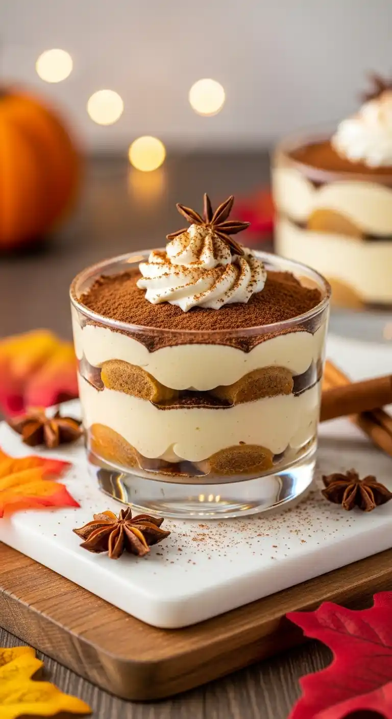 Pumpkin Spice Tiramisu (Fall Twist) 5 Pumpkin Spice Tiramisu4