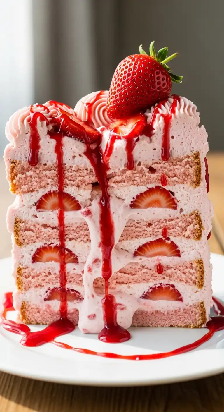 Strawberry Earthquake Cake Recipe Delight 5 Strawberry Earthquake Cake 4