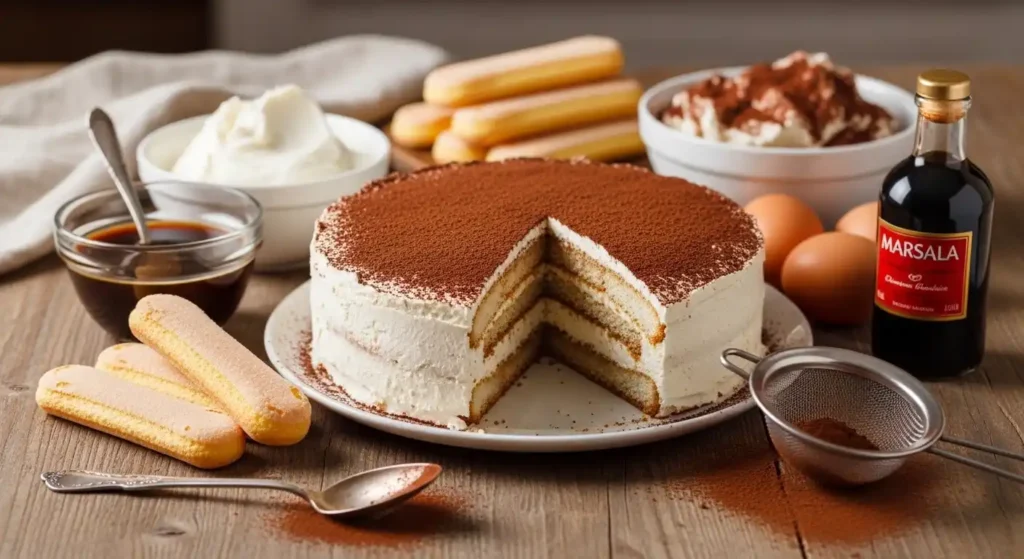 The Secret to Making a Stable Tiramisu Wedding Cake 6 Tiramisu Cake 3