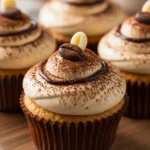 Easy Tiramisu Cupcakes with Creamy Coffee Frosting 2 Tiramisu Cupcakes with Creamy Coffee Frosting1