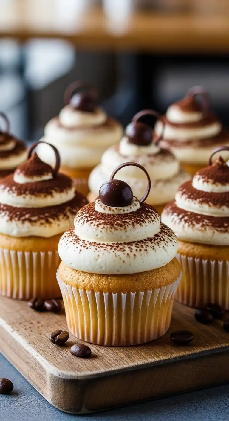 Easy Tiramisu Cupcakes with Creamy Coffee Frosting 5 Tiramisu Cupcakes with Creamy Coffee Frosting3