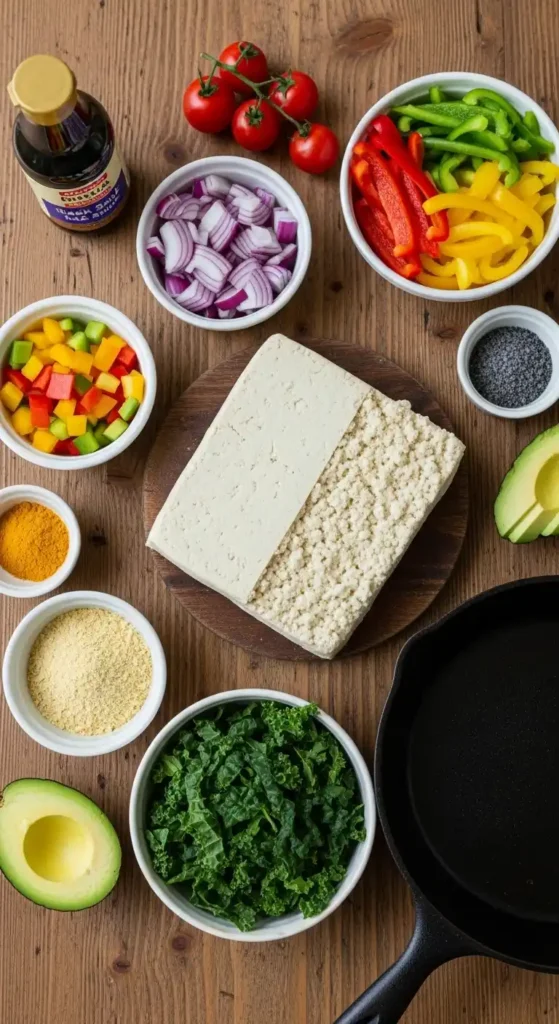 Tofu Scramble Packed with Plant Protein: Morning Power Boost 3 Tofu Scramble