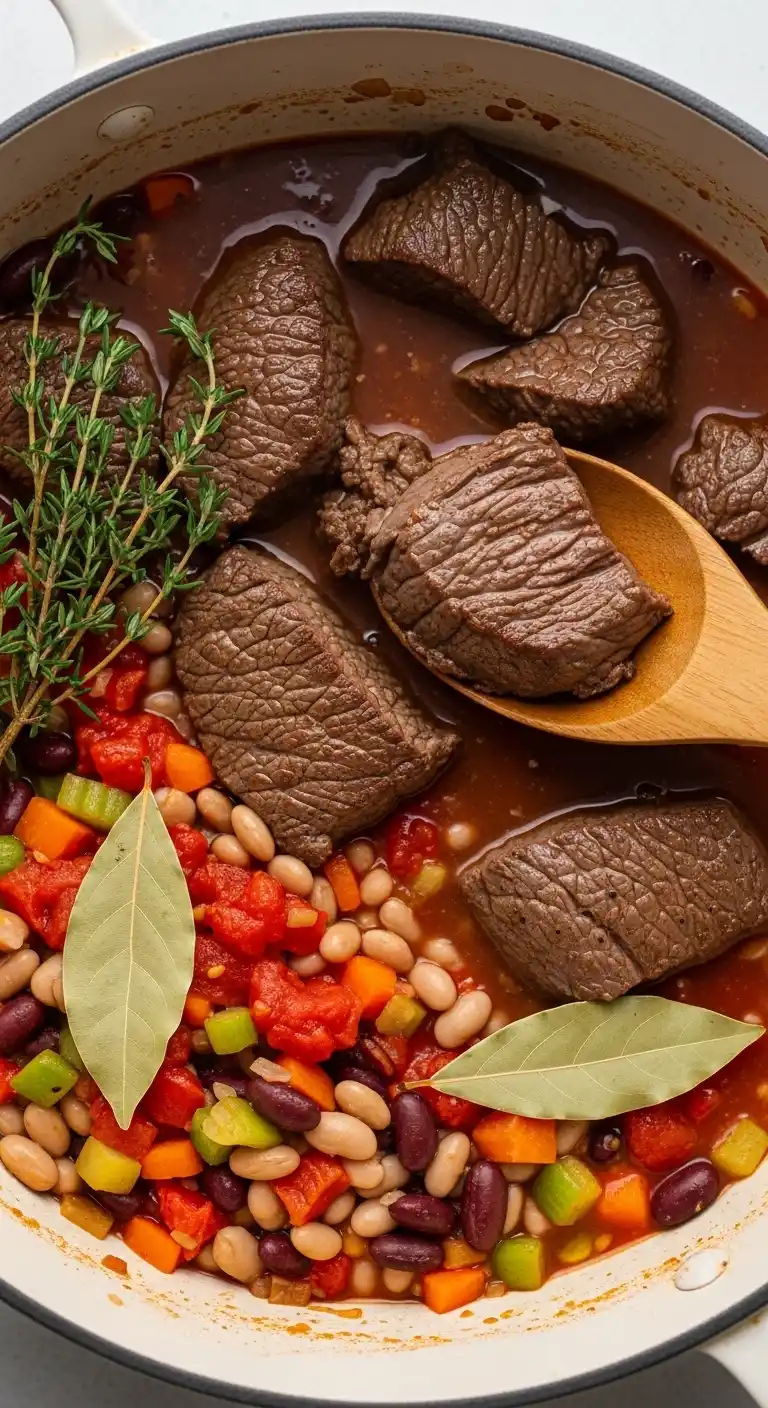 Quick & Flavorful Beef and Bean Soup You’ll Love 3 beef and bean soup 2