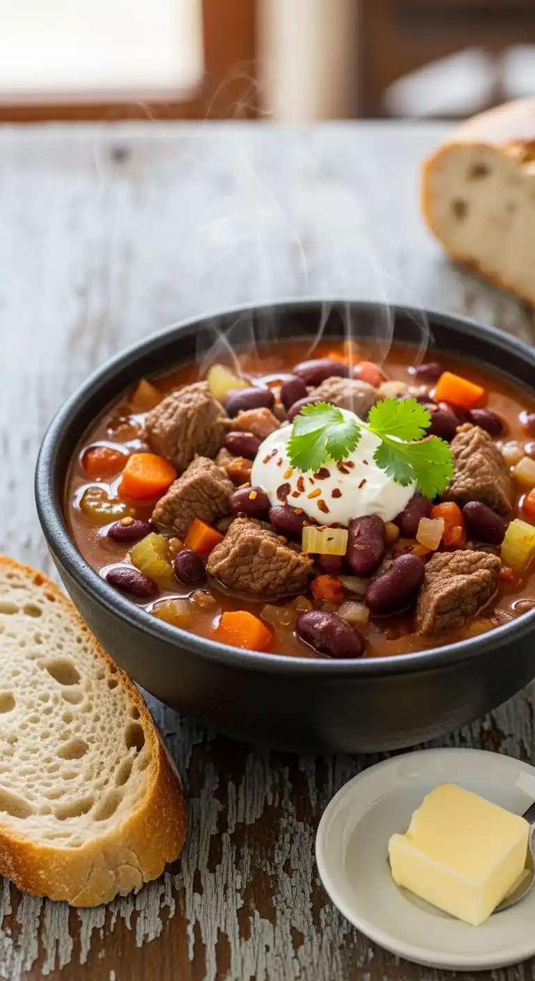 Quick & Flavorful Beef and Bean Soup You’ll Love 4 beef and bean soup 3