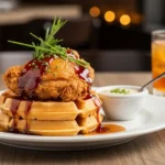 Crispy Chicken Waffle Recipe You’ll Crave 2 chicken with waffles