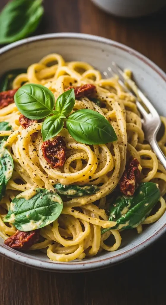 Creamy Vegan Pasta with No Soaking Required: Weeknight Magic 5 creamy Vegan Pasta4