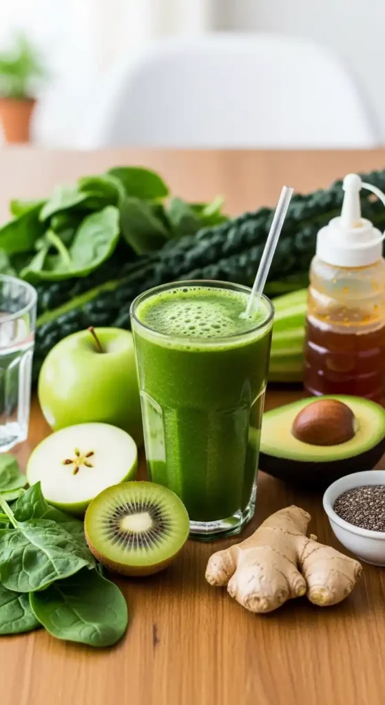 Fat-Burning Green Smoothie Recipe: Slimming Quick Fix 3 fat burning smoohties 2