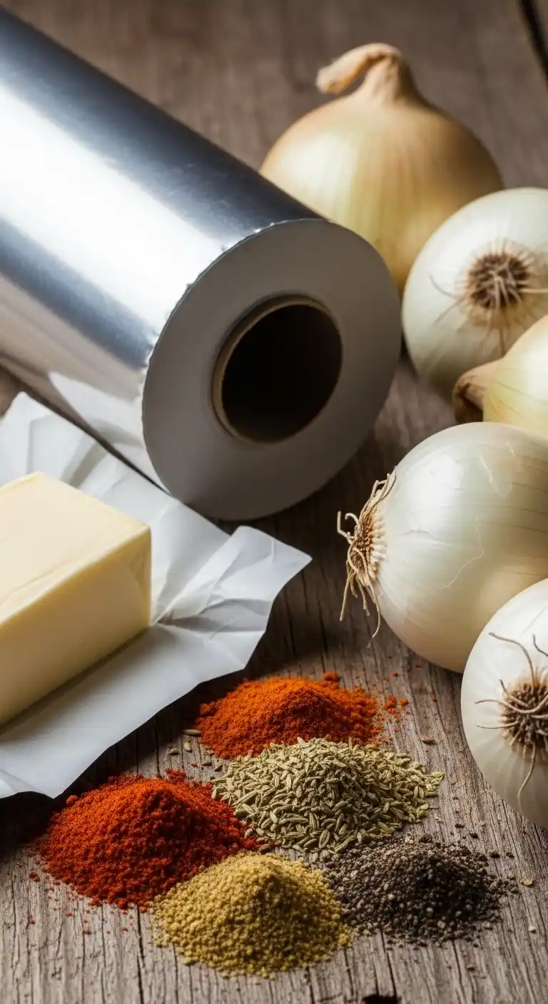 Quick & Easy Onion Boil Recipe for Flavor-Packed Meals 3 foil wraped onion boiled