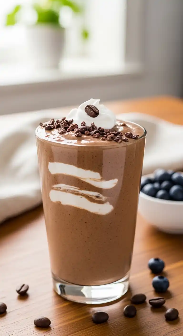 Healthy Mocha Smoothie Recipe: Creamy Coffee Powerhouse 4 healthy mocha smoothie