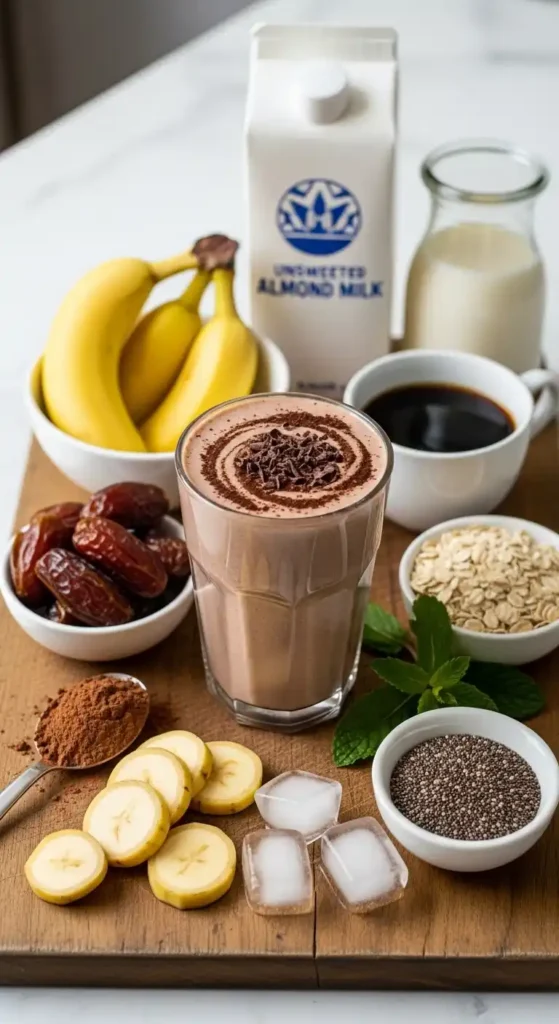 Healthy Mocha Smoothie Recipe: Creamy Coffee Powerhouse 3 healthy mocha smoothie2