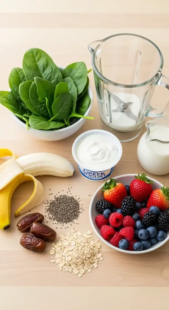 High-Fiber Smoothie for Weight Loss: Satisfying Go-to Power Drink 3 high fiber smoothie ingrdients