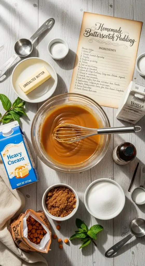 Homemade Butterscotch Pudding Recipe: Cozy Comfort in Minutes 3 homemade butterscotch pudding preps