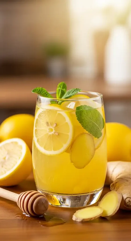 Lemon Ginger Detox Drink for Digestion: Quick Gut Reset 4 lemon ginger detox drink