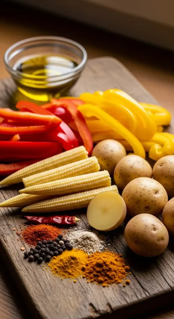 Simple Potato-Based Vegan Meal on a Budget: Budget-Friendly Bites 3 potato based meal ingredients