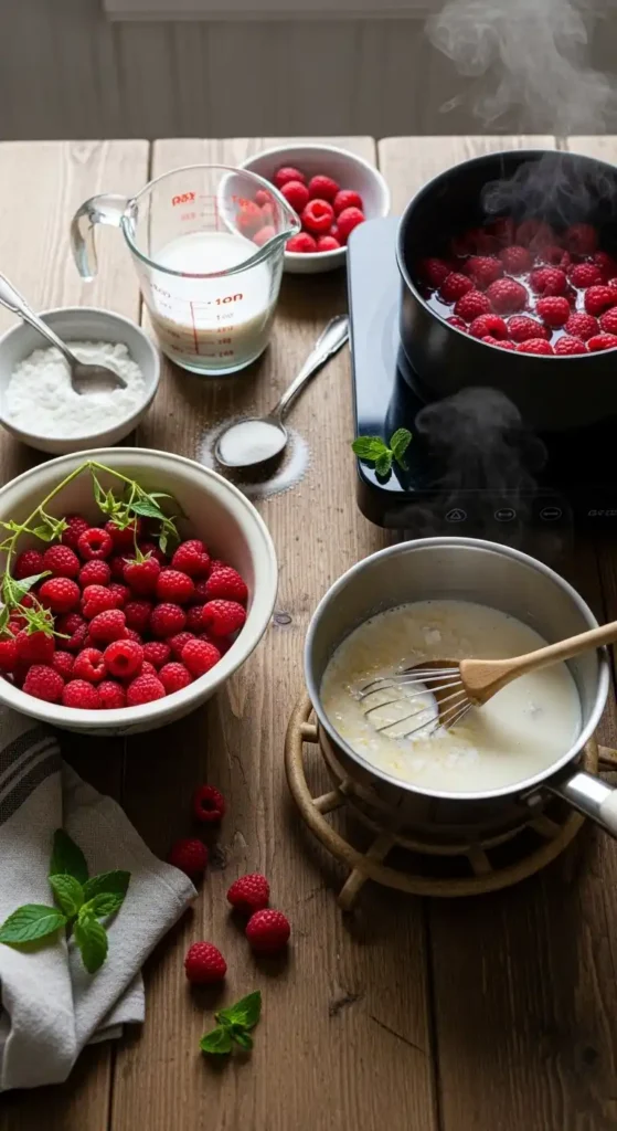 Homemade Raspberry Pudding Recipe: Summer in a Dish 3 raspberry pudding (1)