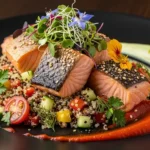 Protein-Packed Salmon Quinoa Salad 2 salmon quinoa salad