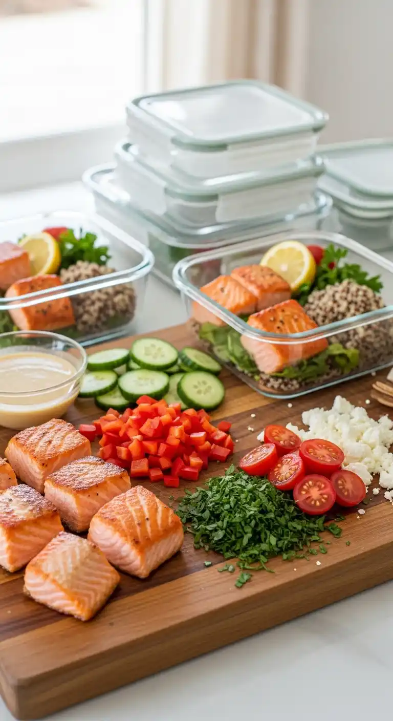 Protein-Packed Salmon Quinoa Salad 3 salmon quinoa salad 2