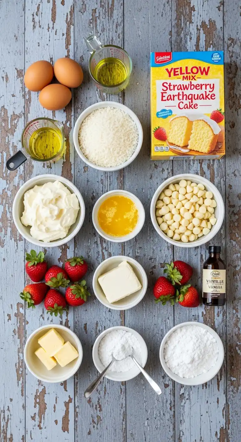 Strawberry Earthquake Cake Recipe Delight 3 strawberry earthquake cake 2