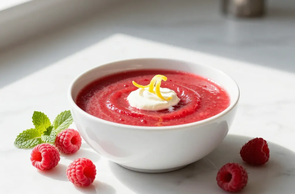 Blue Raspberry Soup Raspberry Soup Recipe: Sunshine In A Bowl