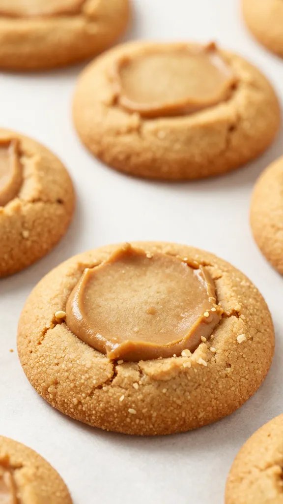 Gluten Free Peanut Butter Cookies That Wow You 4 closeup of gluten-free peanut butter cookie resting on parchment