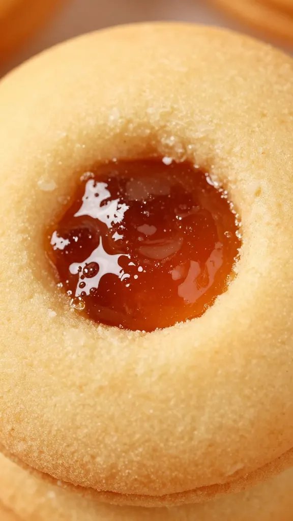Raspberry Almond Linzer Cookies: Quick Elegant Bite 5 closeup of almond cookie edge texture with jam center detail