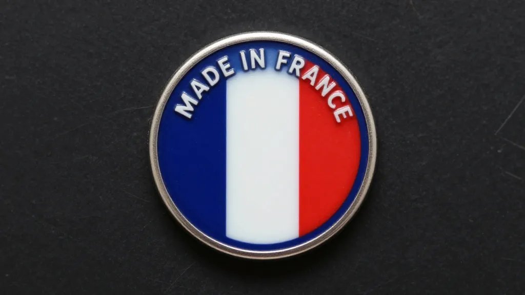 Made In vs All-Clad: Which Cookware Is Better in 2026? 2 closeup of a single Made in France pan handle badge