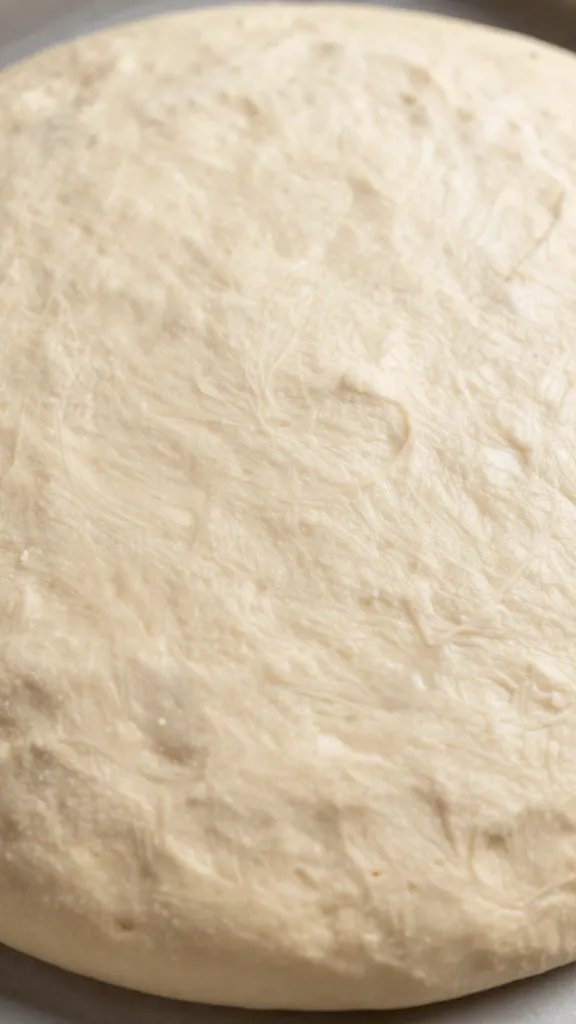 What Is a Pan Pizza: the Cozy, Crispy Crust Reveal 5 closeup of thick pan pizza dough interior, airy bubbles and softness