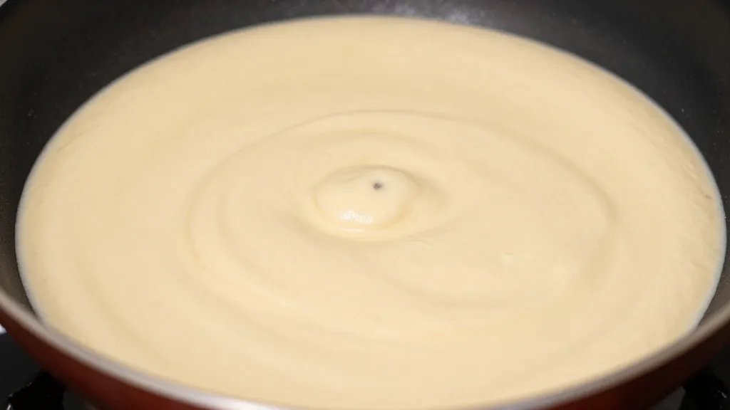Jelly Roll Pan for the Busy Kitchen, Savior You Need 2 closeup jelly roll pan rim with batter spread evenly