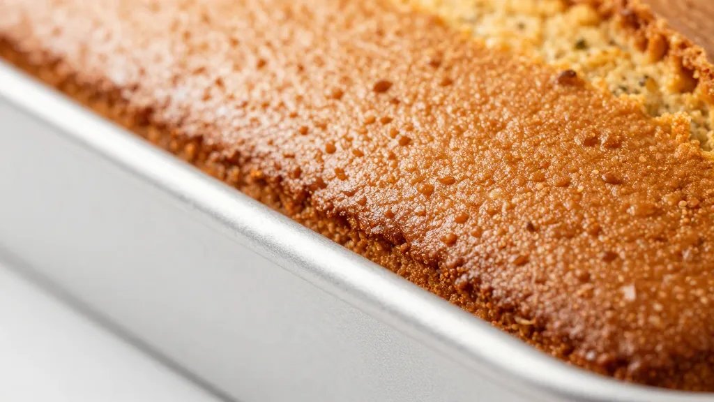 Jelly Roll Pan for the Busy Kitchen, Savior You Need 3 closeup texture of baked jelly roll cake on pan edge