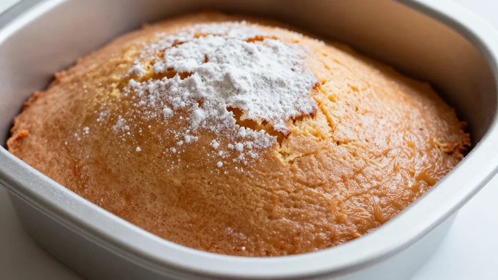 How to Keep Cake From Sticking to Pan Without Tears and Tears 2 Closeup of greased cake pan with light flour dusting on edges
