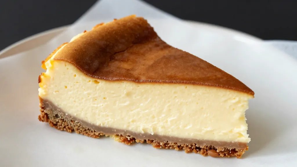 Can You Make Cheesecake Without a Springform Pan: Easy, No‑Pan Hacks 2 closeup cheesecake slice resting on parchment