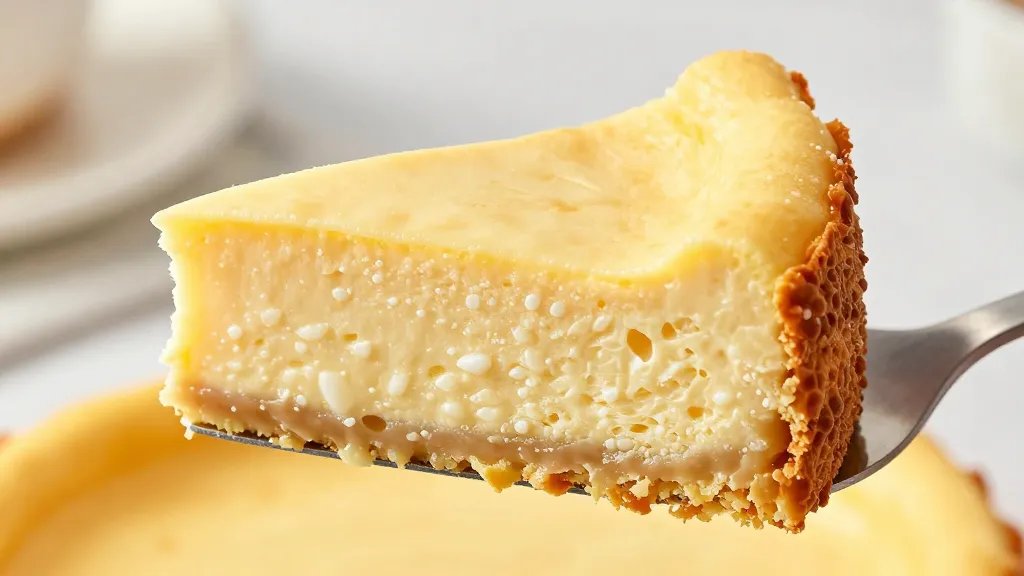 Can You Make Cheesecake Without a Springform Pan: Easy, No‑Pan Hacks 5 lone spatula lifting cheesecake slice, macro shot