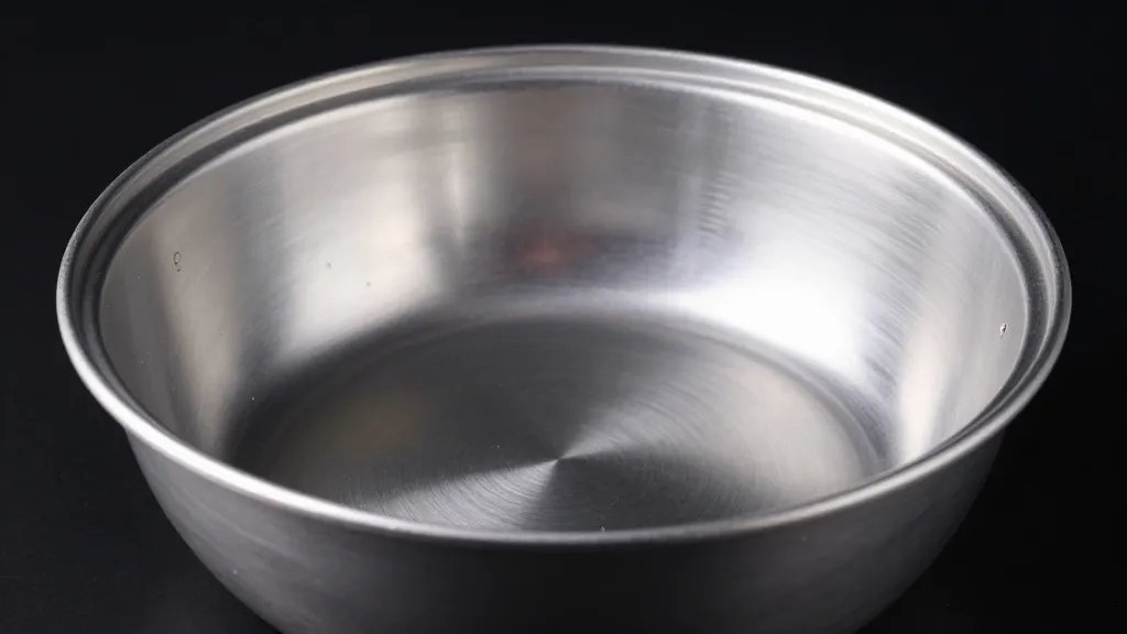 Microwave Safety Guide: Using Aluminum Pans Without Disaster 5 focused shot: shiny aluminum pan interior, stark black background