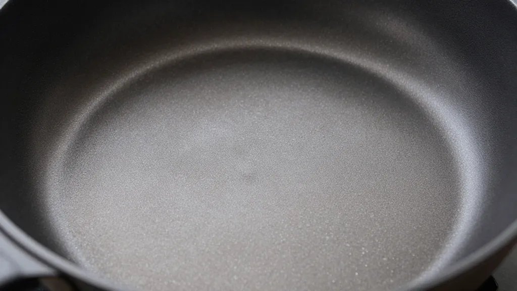 Anolon Vs Calphalon: Which Nonstick Wins? 3 Close-up of Calphalon hard-anodized pan interior surface
