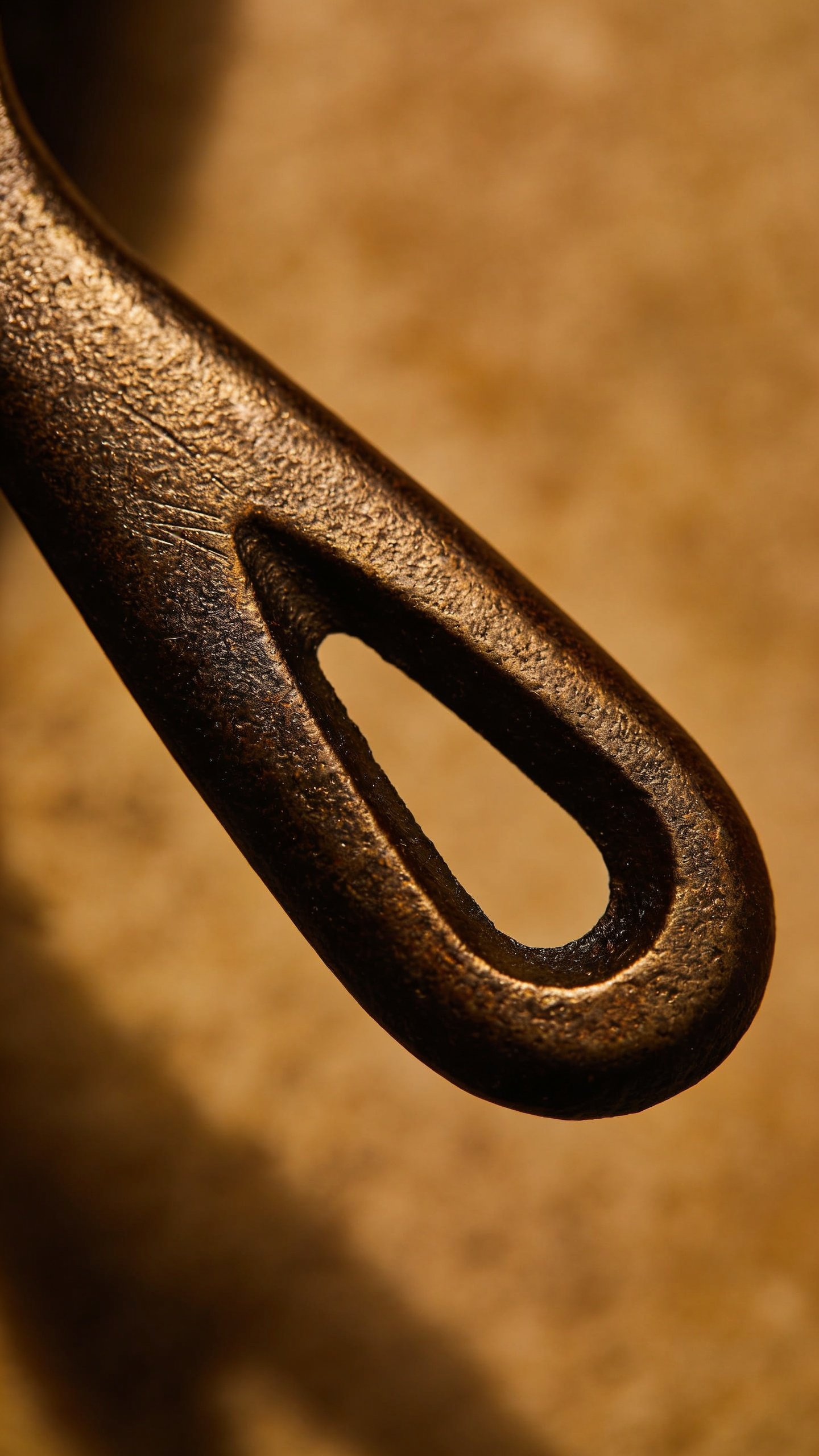 Cast Iron Vs Stainless Steel: Which Wins Your Kitchen? 2 Closeup: seasoned cast iron skillet handle grip with patina