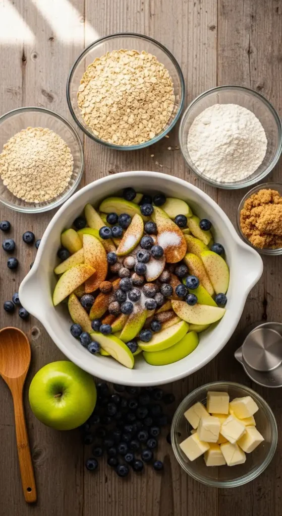 Apple Blueberry Crumble: Cozy One-Pan Dessert Masterpiece 3 Apple blueberry crumble