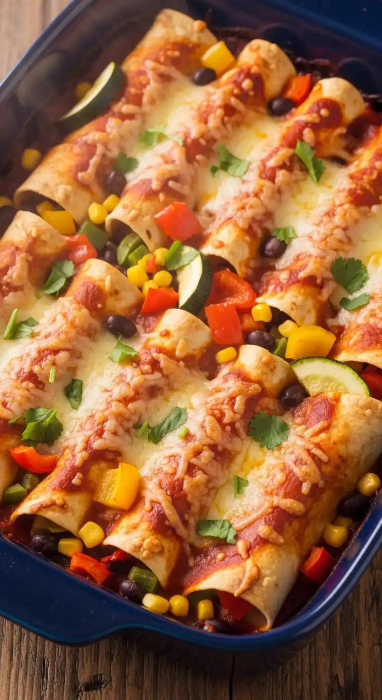 Baked Veggie Enchiladas: Cozy Weeknight Win 6 Baked Veggie Enchiladas