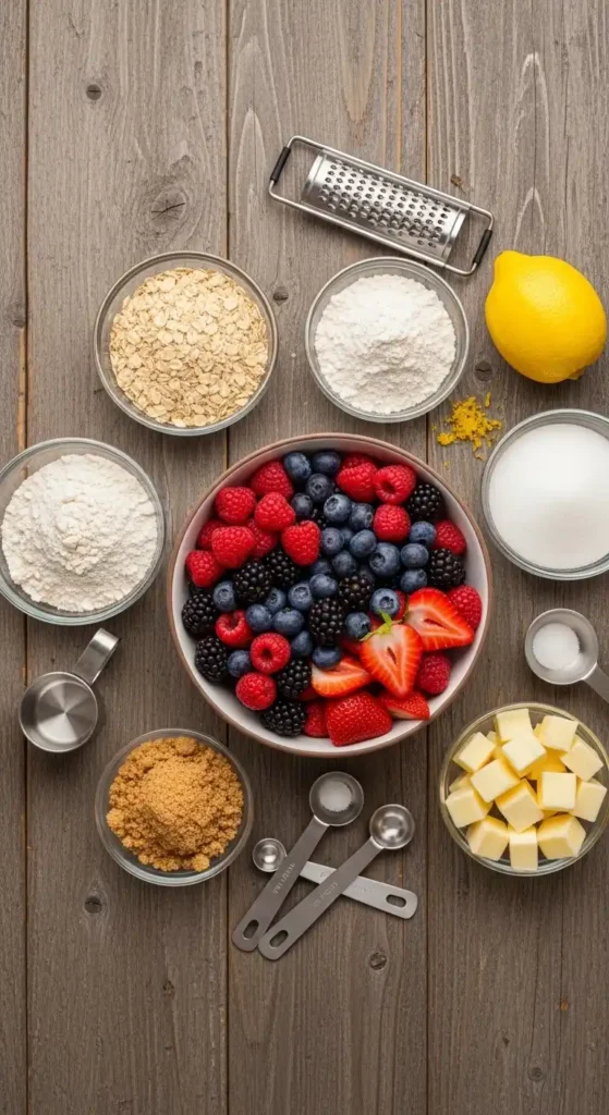 Berry Crumble Bars Recipe: Cozy Anytime Treat 3 Berry crumble bars 2