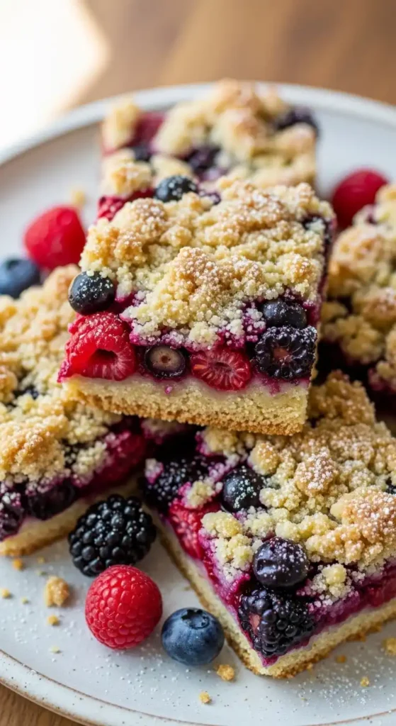 Berry Crumble Bars Recipe: Cozy Anytime Treat 4 Berry crumble bars 3