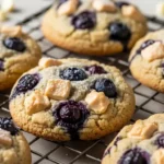 Soft Blueberry White Chocolate Cookie Recipe 2 Blueberry White Chocolate Cookies1