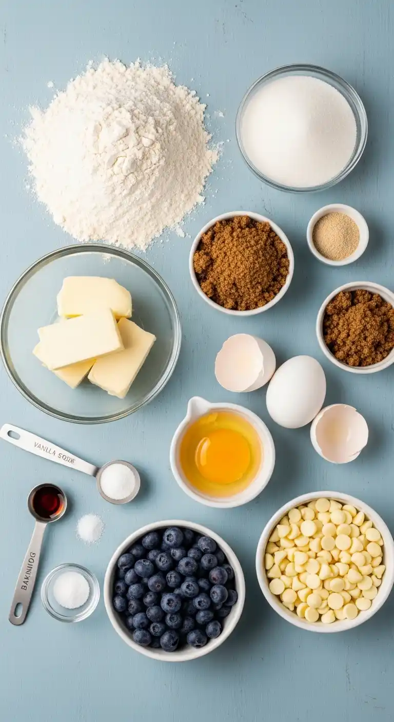 Soft Blueberry White Chocolate Cookie Recipe 3 Blueberry White Chocolate Cookies4