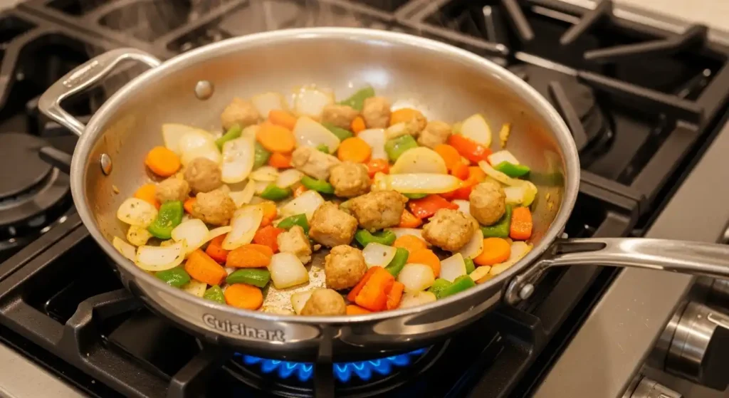 Can Cuisinart Pans Go in the Oven? A Complete Guide for Home Cooks 4 Browning food on the stovetop6