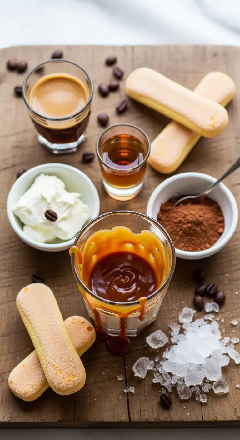 Caramel Latte Tiramisu with Espresso Cream 3 Caramel Tiramisu Latte