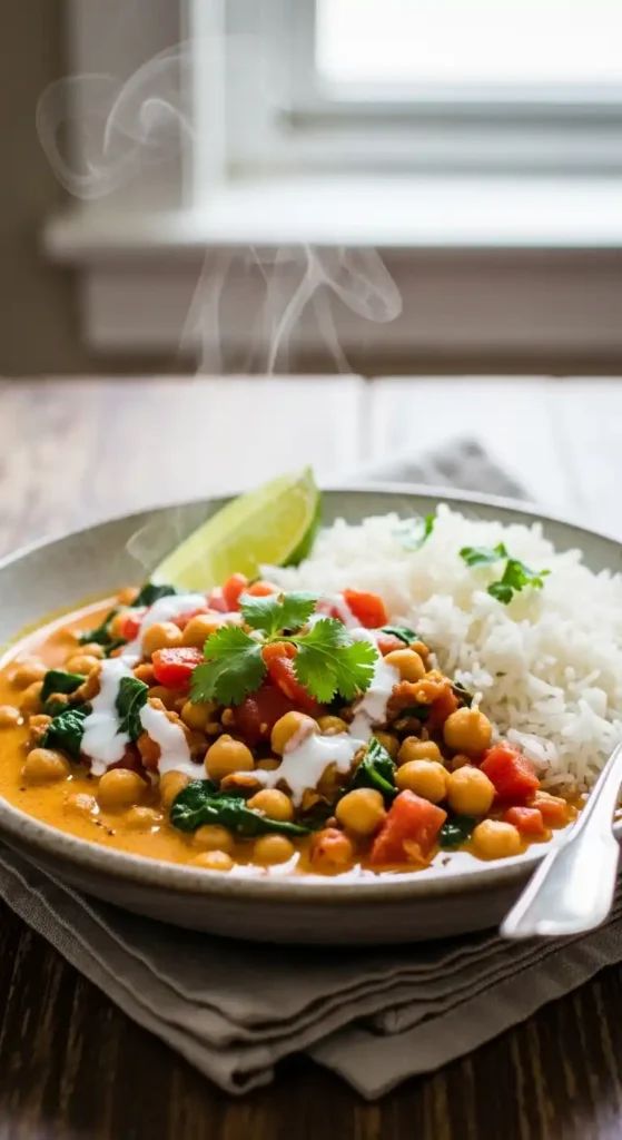 Quick Chickpea Curry with Pantry Staples: Easy Weeknight Win 5 Chickpea Curry4