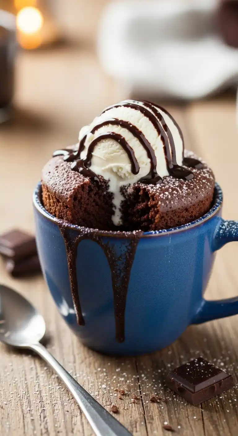 8 Quick Last-Minute Desserts That Save Every Sweet Craving (Even When Your Pantry Looks Sad) 2 Chocolate Mug Cake1