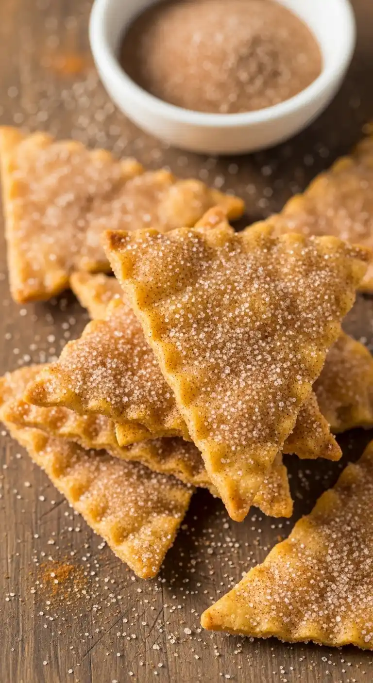 8 Quick Last-Minute Desserts That Save Every Sweet Craving (Even When Your Pantry Looks Sad) 6 Cinnamon Sugar Tortilla Crisps