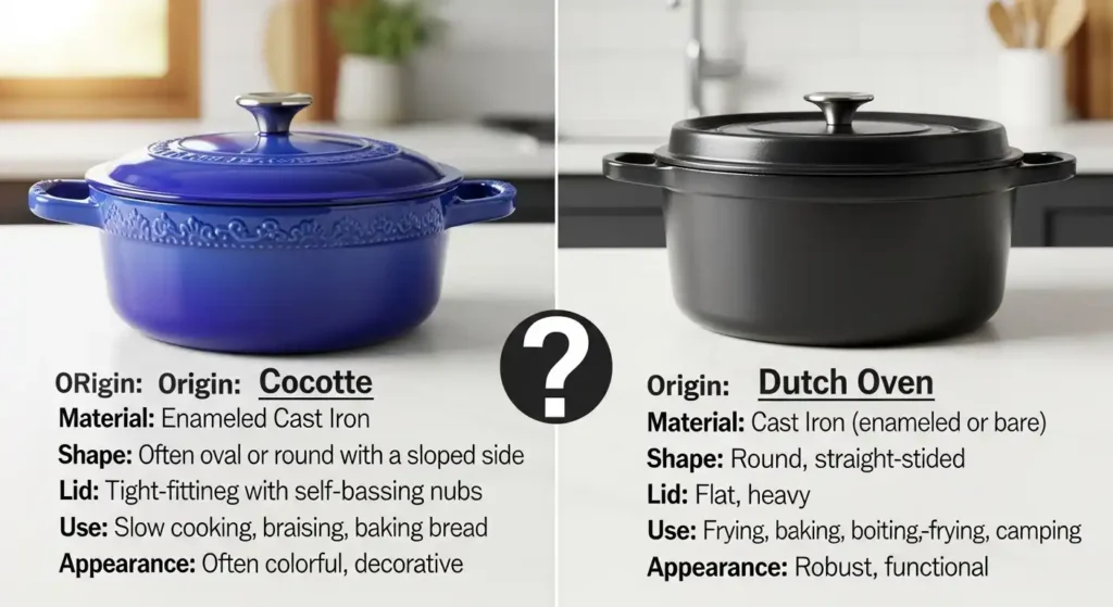 Cocotte vs Dutch Oven: Which One Should You Choose for Your Kitchen? 4 Cocotte and Dutch Oven Key Differences