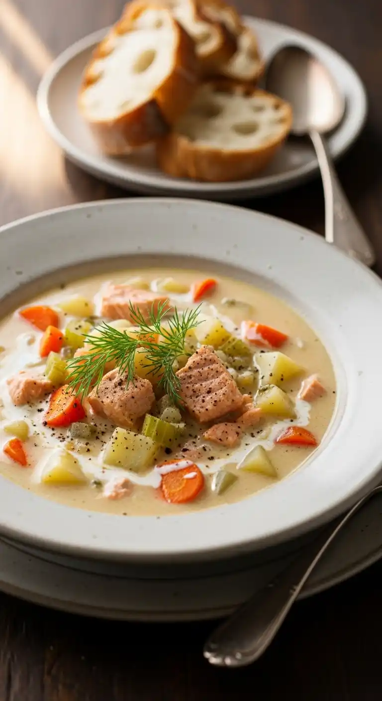 Creamy Salmon Chowder – Cozy Weeknight Soup 4 Creamy Salmon Chowder 3