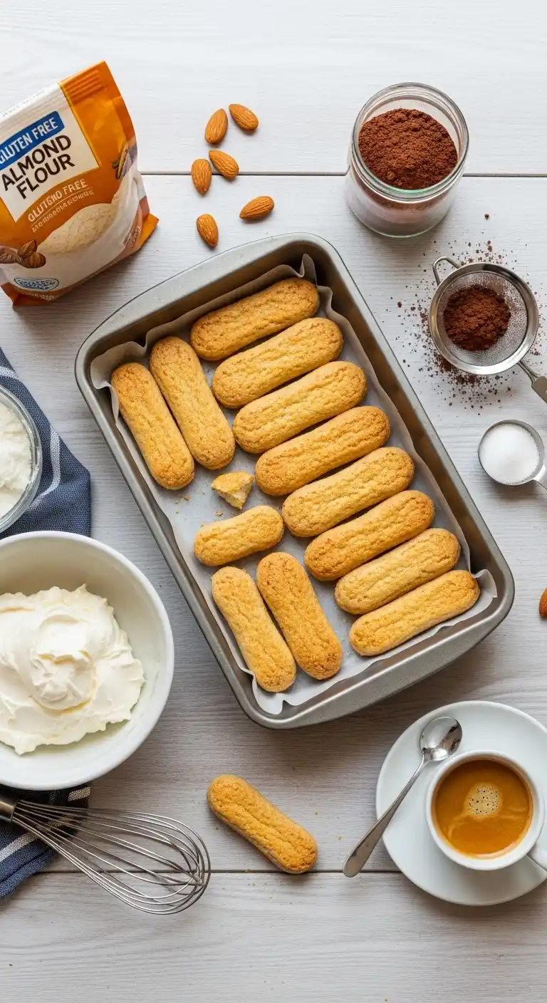 Gluten-Free Tiramisu with Almond Ladyfingers 3 Gluten-Free Tiramisu with Almond Ladyfingers 3